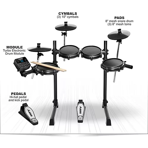 Alesis Turbo Mesh Kit - musicians--Friend