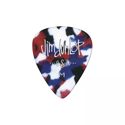 Dunlop Celluloid Classic Guitar Picks 1 Dozen Confetti Medium - musicians--Friend