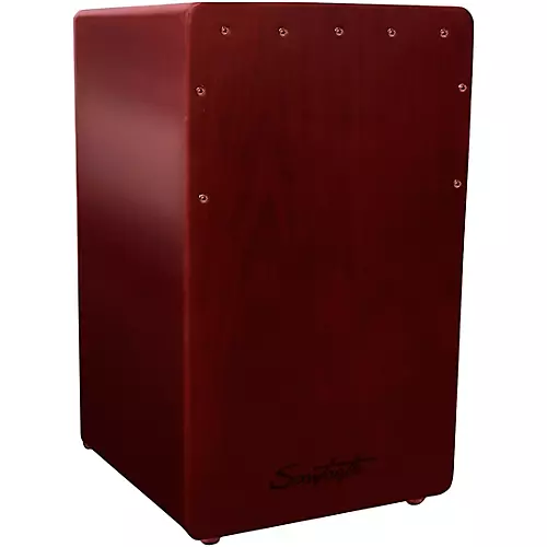 Sawtooth Satin Mahogany Standard Size Cajon With Carry Bag - musicians--Friend