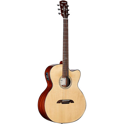 Alvarez ABT710 Elite Baritone Acoustic-Electric Guitar Natural - musicians--Friend