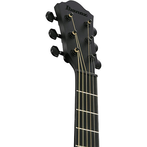 Ibanez AEWC621 Auditorium Acoustic-Electric Guitar Blackout Flat - musicians--Friend