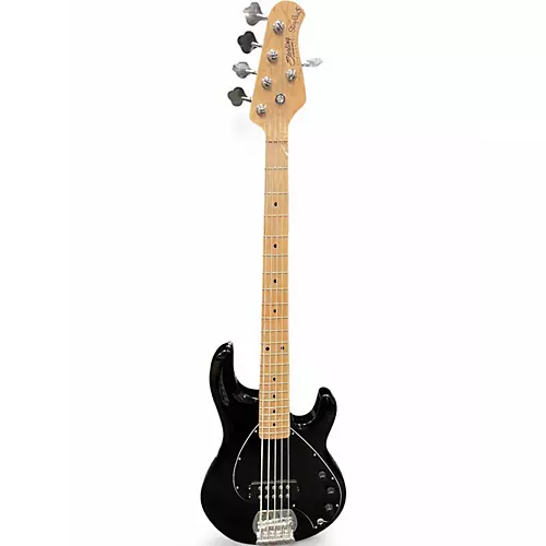 Used Sterling by Music Man STINGRAY 5 Black Electric Bass Guitar Black - musicians--Friend