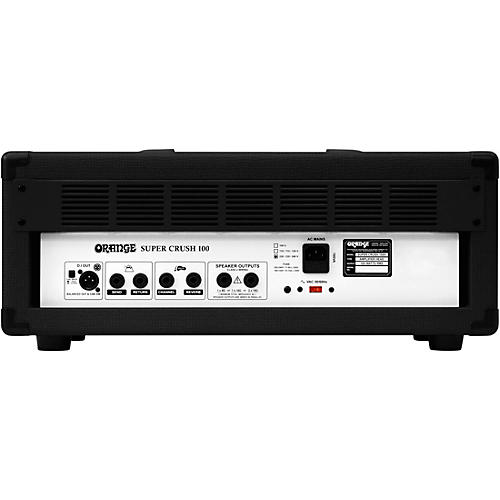 Orange Amplifiers Super Crush 100W Guitar Amp Head Black - musicians--Friend