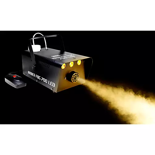 Eliminator Lighting Amber Fog 700 A 700 Watt Fog Machine With Amber LED's To Illumitae The Fog - musicians--Friend