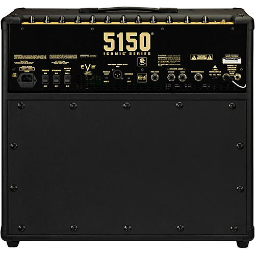 EVH 5150 Iconic Series EL34 40W 1x12 Guitar Combo Amp Black - musicians--Friend