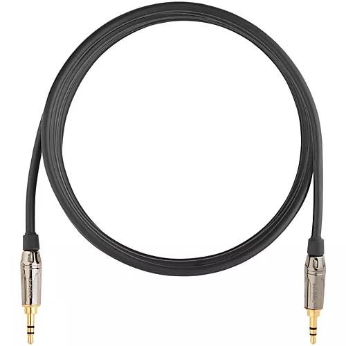 Livewire Elite Interconnect Cable 3.5 mm TRS Male to 3.5 mm TRS Male 9 ft. Black - musicians--Friend