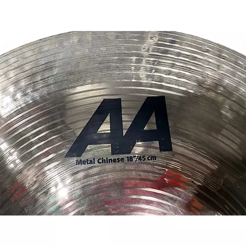 Used SABIAN 18in AA Metal Chinese Cymbal 38 - musicians--Friend