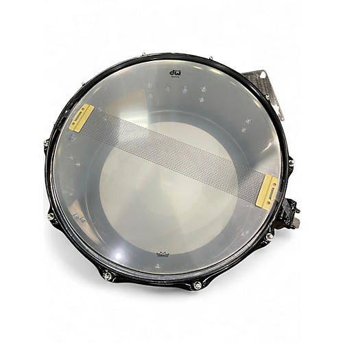 Used DW 14X6.5 Collector's Series Snare Black Nickel Drum Black Nickel 213 - musicians--Friend