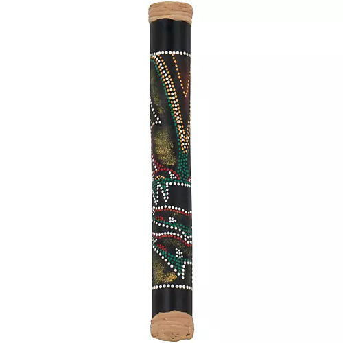 Pearl 16 in. Bamboo Rainstick in Hand-Painted Hidden Spirit Finish - musicians--Friend