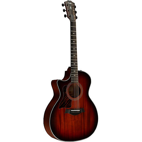 Taylor 324ce Left-Handed Grand Auditorium Acoustic-Electric Guitar Shaded Edge Burst - musicians--Friend