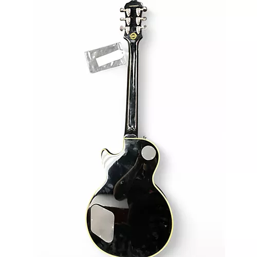 Used 2014 Epiphone Les Paul Custom Pro Silverburst Solid Body Electric Guitar Silverburst - musicians--Friend