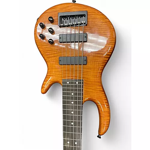 Used Carvin 6-STRING TRANS NATURAL FLAME Electric Bass Guitar TRANS NATURAL FLAME - musicians--Friend