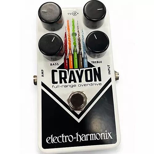 Used Electro-Harmonix Crayon Full Range Overdrive Effect Pedal - musicians--Friend