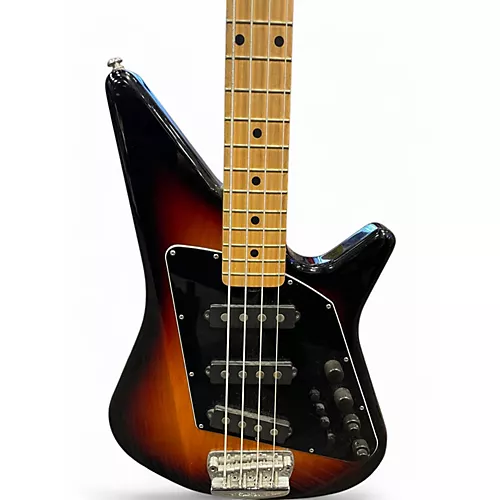 Used Ernie Ball Music Man Big Al 4 String SSS 2 Tone Sunburst Electric Bass Guitar 2 Tone Sunburst - musicians--Friend