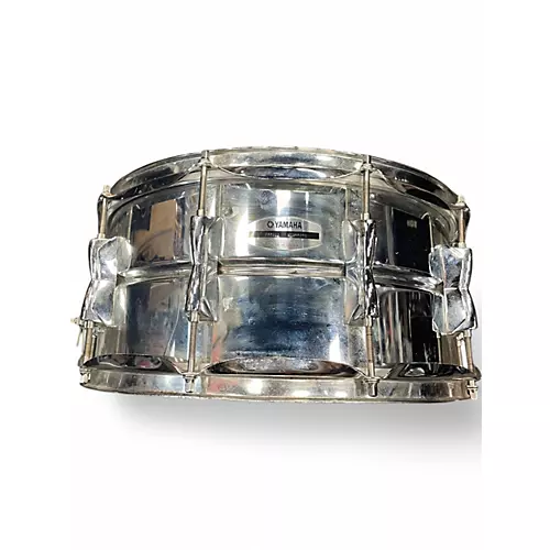 Used Yamaha 14.25in SD266A Chrome Drum Chrome 34 - musicians--Friend