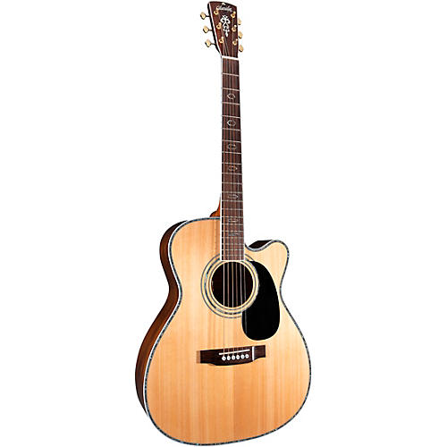 Blueridge BR-73CE Contemporary Series Cutaway 000 Acoustic-Electric Guitar Natural - musicians--Friend