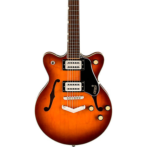 Gretsch Guitars G2655 Streamliner Center Block Jr. Double Cutaway With V-Stoptail Electric Guitar Claret Burst - musicians--Friend