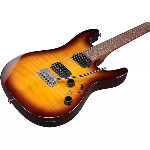 Ibanez AZ24S1F Standard Electric Guitar Transparent Black Sunburst - musicians--Friend