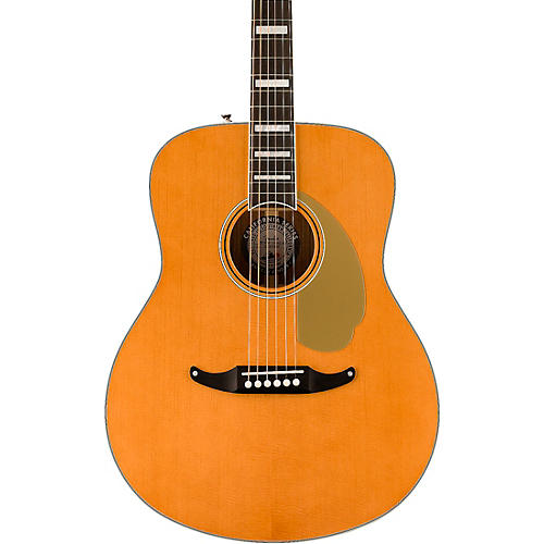 Fender California Palomino Vintage Acoustic-Electric Guitar Aged Natural - musicians--Friend