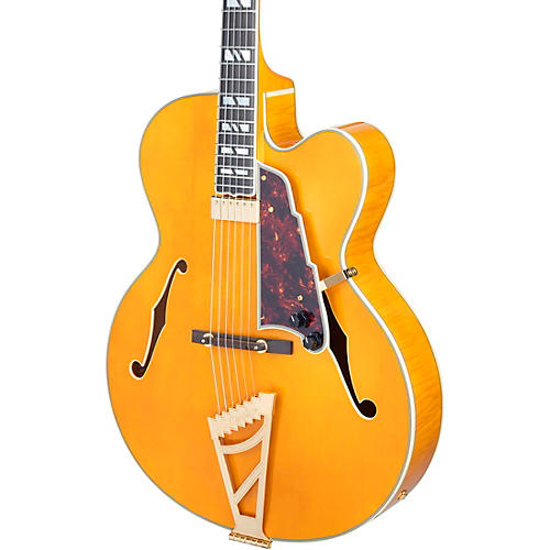 D'Angelico Excel EXL-1 Hollowbody Electric Guitar Amber - musicians--Friend