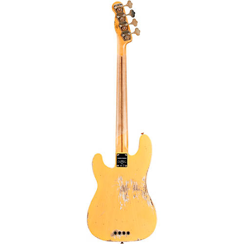 Fender Custom Shop 1951 Limited-Edition Precision Bass Heavy Relic Aged Nocaster Blonde - musicians--Friend