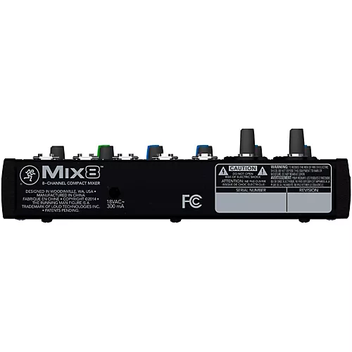 Mackie Mix8 8-Channel Compact Mixer - musicians--Friend