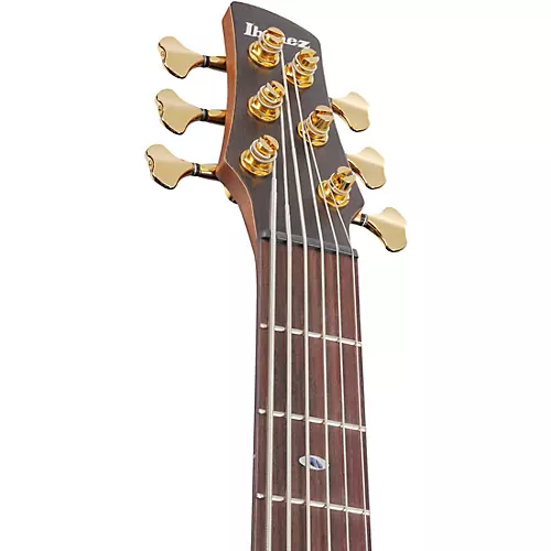 Ibanez Prestige SR5506 6-String Electric Bass Guitar Mocha Flat - musicians--Friend