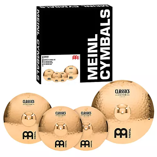 MEINL Classics Custom Brilliant Complete Cymbal Set - musicians--Friend