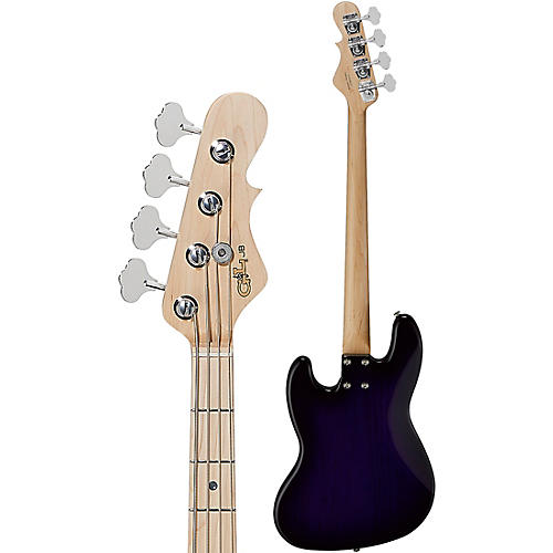 G&L Fullerton Deluxe JB With Maple Fretboard Electric Bass 3-Tone Sunburst - musicians--Friend