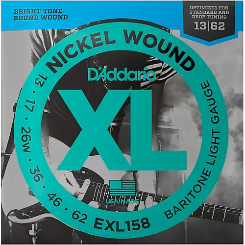 D'Addario EXL158 Light Baritone Electric Guitar Strings - musicians--Friend