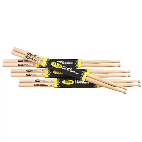 Sound Percussion Labs Hickory Drum Sticks 4-Pack Funk Wood - musicians--Friend