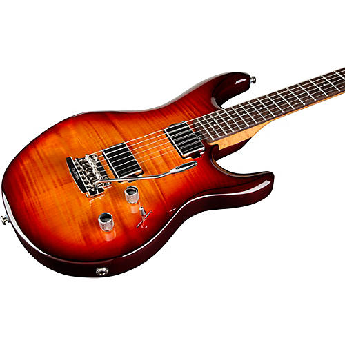 Ernie Ball Music Man Luke 4 HT Maple Top HH Electric Guitar After Burn - musicians--Friend