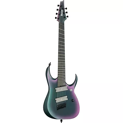 Ibanez RGD71ALMS Axion Label Multi-Scale 7-String Electric Guitar Black Aurora Burst - musicians--Friend