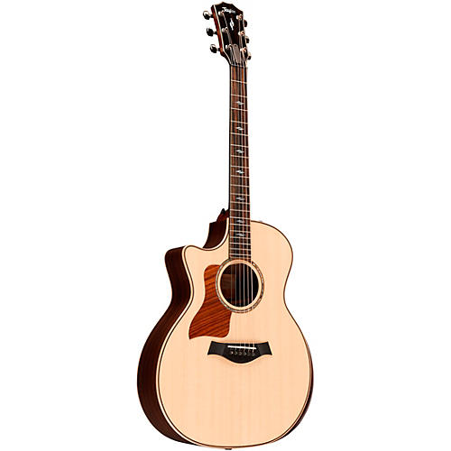 Taylor 814ce V-Class Left-Handed Grand Auditorium Acoustic-Electric Guitar Natural - musicians--Friend