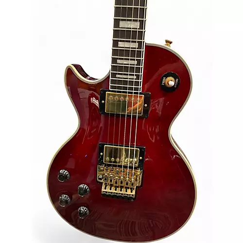 Used 2023 Epiphone Alex Lifeson Les Paul Custom Axcess Left-Handed  Ruby quilt maple veneer Electric Guitar Ruby quilt maple veneer - musicians--Friend
