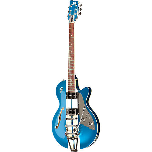 Duesenberg Alliance Mike Campbell 30th Anniversary Electric Guitar Catalina Blue and White - musicians--Friend