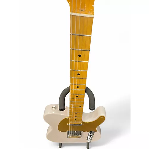 Used Fender JV Modified 50s Telecaster White Blonde Solid Body Electric Guitar White Blonde - musicians--Friend
