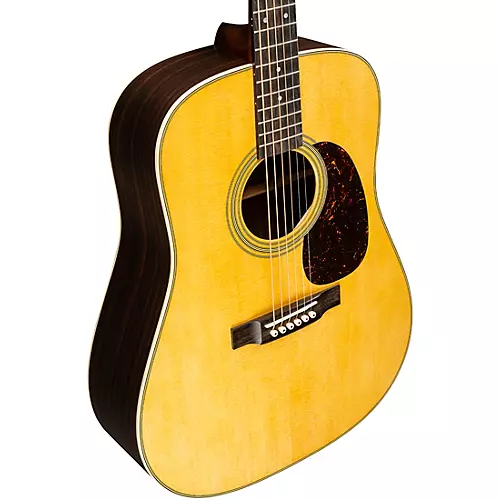 Martin D-28 Standard Satin Dreadnought Acoustic Guitar Natural - musicians--Friend