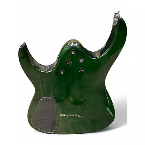 Used Agile Sep 828 Trans Green Solid Body Electric Guitar Trans Green - musicians--Friend