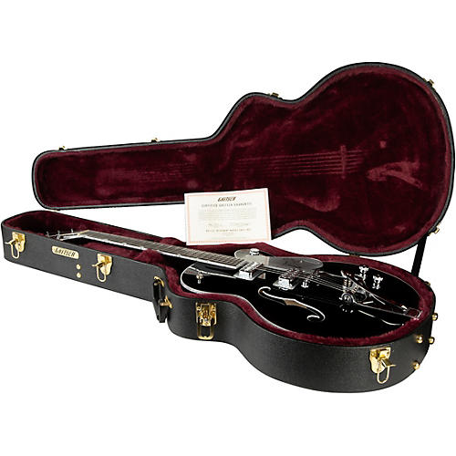 Gretsch Guitars Falcon Hollow Body with String-Thru Bigsby Electric Guitar Cerulean Smoke - musicians--Friend