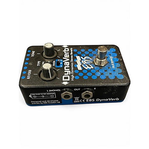 Used EBS DynaVerb High Dynamics Stereo Reverb Bass Effect Pedal - musicians--Friend