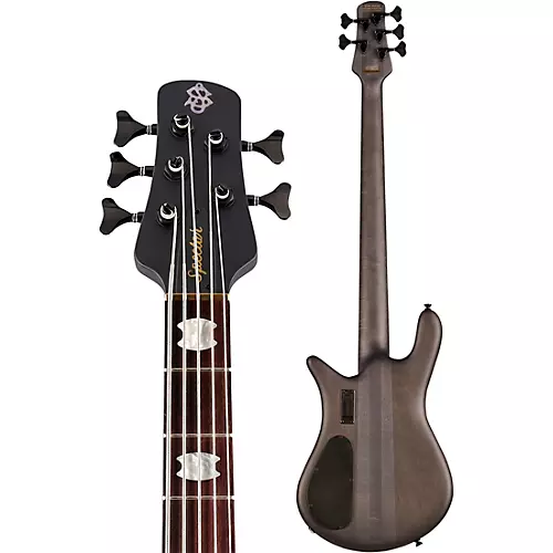 Spector Euro 5 LX 5 String Neck Through Electric Bass Black Stain Matte - musicians--Friend