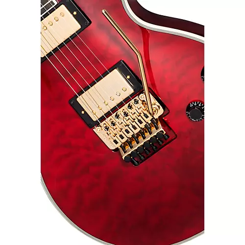Epiphone Alex Lifeson Les Paul Custom Axcess Electric Guitar Ruby - musicians--Friend