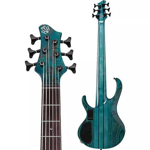 Ibanez BTB946 6-String Electric Bass Guitar Cosmic Blue Low Gloss - musicians--Friend