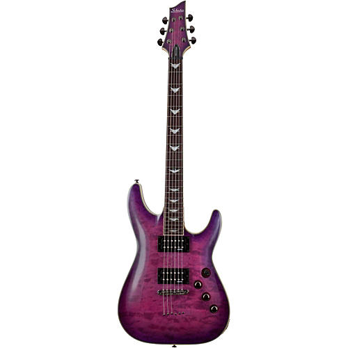 Schecter Guitar Research Omen Extreme-6 Electric Guitar Ocean Blue Burst - musicians--Friend