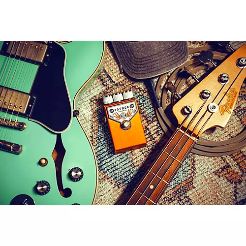 Beetronics FX Fatbee Overdrive Effects Pedal Orange - musicians--Friend