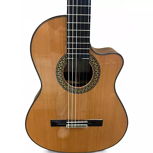 Used Alhambra 9 P CW E8 Natural Classical Acoustic Electric Guitar Natural - musicians--Friend