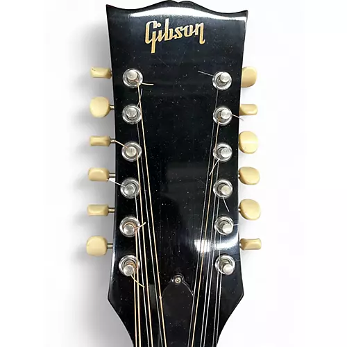 Vintage 1970s Gibson BLUERIDGE 12 Natural 12 String Acoustic Guitar Natural - musicians--Friend