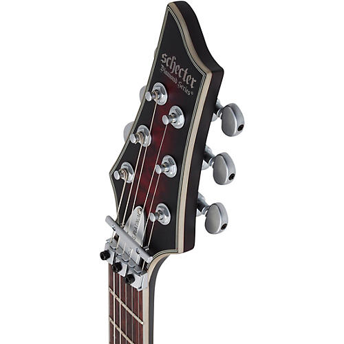 Schecter Guitar Research C-1 Platinum FR S Electric Guitar Satin Crimson Red Burst - musicians--Friend