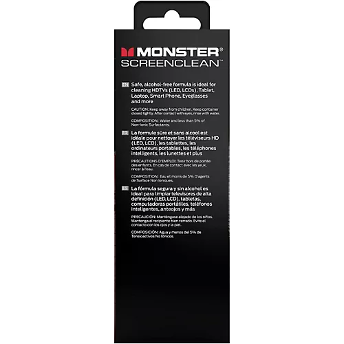 Monster Cable ScreenClean 60ML Bottle & Microfiber Cloth - musicians--Friend